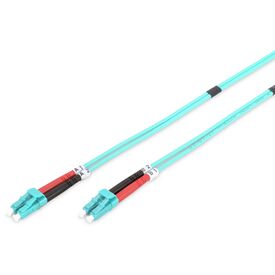 Digitus OM3 LC to LC Duplex Fibre Patch Cord 5m Aqua