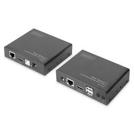 DIGITUS 4K HDMI HDBaseT 2.0 KVM Extender Set, 100m