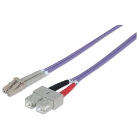 Intellinet OM4 LC/UPC-SC/UPC Duplex Patch 1m
