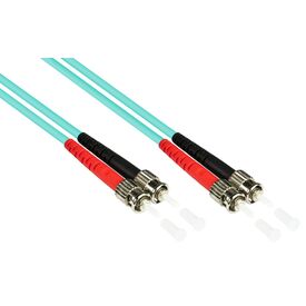 Good Connections OM3 ST-ST Duplex Fiber Patch Cable 10m