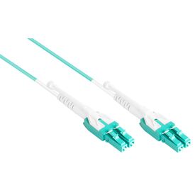 Good Connections OM3 LC to LC Duplex Fiber Patch Cable 2m