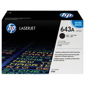 Original HP 643A Q5950A Black Toner 11,000 Pages
