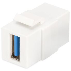Digitus USB 3.0 Keystone Module A/A, Pure White