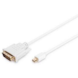 DIGITUS AK-340305-020-W White Mini DisplayPort to DVI-D Cable 2m