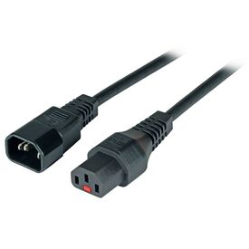 EFB-Elektronik EK601SW.3 IEC C14 to C13 IEC Lock 3 m Power Cable Black