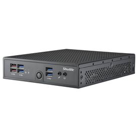 Shuttle DS50U chassis, front angled view; bundled 8GB RAM not shown