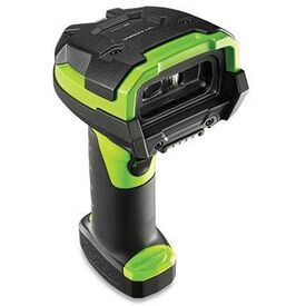 Zebra LI3608 ER Industrial Green Corded Extended Range 1D Barcode Scanner