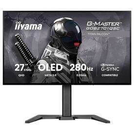 iiyama GOB2701QSC-B1 Titan Falcon Tandem OLED QHD 280 Hz gaming monitor, front view