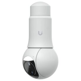 Λευκή κάμερα Ubiquiti G6 PTZ UVC-G6-PTZ-W, λοξή εμπρόσθια όψη