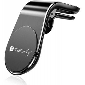 Techly I-SMART-UNIALTY Black Magnetic Air Vent Phone Holder