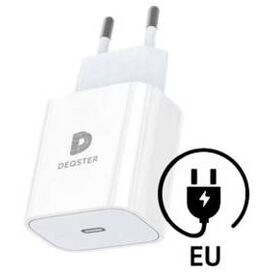DEQSTER 20W USB-C Wall Charger EU Plug White