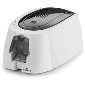 DURABLE DURACARD ID 300 USB Plastic Card Printer, White and Grey