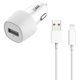 Φορτιστής αυτοκινήτου 2GO 797252 και καλώδιο Lightning που περιλαμβάνεται