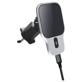 2GO AirClip Charge 797393 Silver Black MagSafe Wireless Car Holder