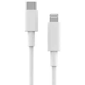 2GO 795848 white USB-C to Lightning cable with both connectors