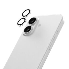 LAUT PRIME GLASS Camera Ring Protector for Apple iPhone 17, Black