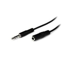 StarTech.com 1m Slim 3.5mm Stereo Extension Audio Cable - M/F  (MU1MMFS), image 