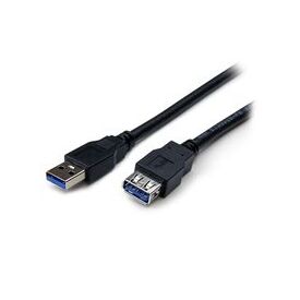 StarTech.com 1m Black SuperSpeed USB 3.0 Extension Cable A to A - M/F (USB3SEXT1MBK), image 