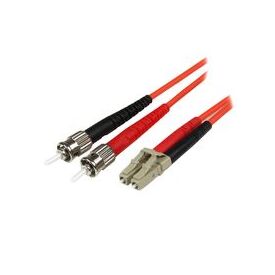 StarTech.com 5m Multimode 50/125 Duplex Fiber Patch Cable LC - ST (50FIBLCST5), image 