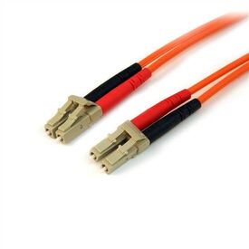 StarTech.com 15m Fiber Optic Cable / Multimode Duplex 50/125 / LSZH / OM2 / LC to LC Fiber Patch Cable / Network cable / orange | 50FIBLCLC15, image 