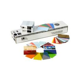 Zebra PVC card with signature panel 30mil white  CR-80 Card (85.6 x 54 mm)  500 card(s)  for Zebra P110m, image 