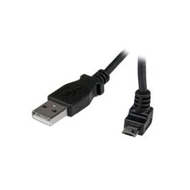 StarTech.com 2m Micro USB Cable - A to Up Angle Micro B, image 