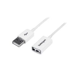 StarTech.com 3m White USB 2.0 Extension Cable A to A - M/F, image 