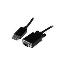 StarTech.com 1,8M  DisplayPort to VGA Adapter Converter Cable – DP to VGA 1920x1200 - Black, image 