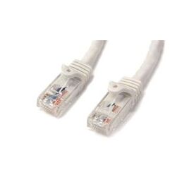 StarTech.com Gigabit Snagless RJ45 UTP Cat6 Patch Cable Cord 15m  UTP  CAT6  moulded, snagless  white  (N6PATC15MWH), image 