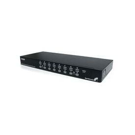 StarTech.com 16 Port 1U Rackmount USB KVM Switch Kit with OSD and Cables, image 