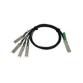 Cisco 40GBASE-CR4 QSFP+ to 4x 10GBASE-CU SFP+ Passive Direct-Attach Breakout Cable | 3 m | QSFP+ to 4x SFP+ | QSFP-4SFP10G-CU3M=, image 