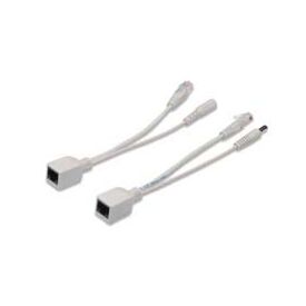 DIGITUS Passive PoE cable kit DN-95001,  Power over Ethernet (PoE) cable kit,  DC jack 5.5mm  CAT5e, image 