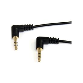 StarTech.com 30CM Slim 3.5mm Right Angle Stereo Audio Cable  M/M, image 