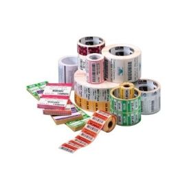 Zebra Z-Select 2000D / Matte / permanent rubber adhesive / coated / perforated / white / 50.8 x 101.6 mm 4800 label(s) (16 roll(s) x 300) paper | 3003076, image 
