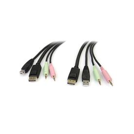 StarTech.com 1,8M USB DISPLAYPORT KVM Switch Cable (DP4N1USB6), image 