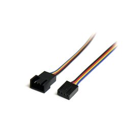 StarTech.com 30CM 4 Pin Fan Power Extension Cable  M/F, image 