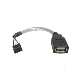 StarTech.com 15CM USB2.0 Cable,  USB A Female to USB Motherboard 4 Pin Header F/F, image 