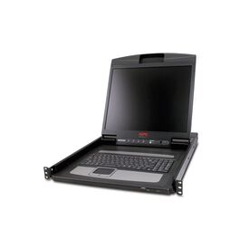 APC LCD Console- KVM console 19"  rack-mountable 1280 x 1024 - VGA  black  1U, image 