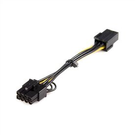 StarTech.com PCI Express 6 pin to 8 pin Power Adapter Cable / Power cable / 6 pin PCI Express power (F) to 8 pin PCI Express power (M) / 15.5 cm | PCIEX68ADAP, image 