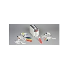 Zebra Z-Band Direct acrylic adhesive wristbands 6 mil yellow, black sensing mark 25.4 x 279.4 mm 1200 pcs. ( 6 roll(s) x 200 ) - for Zebra HC100, HC100 Patient I.D. Solution (10006995-7K), image 