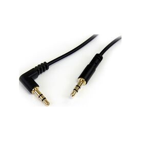 StarTech.com 30CM Slim 3.5mm to Right Angle Stereo Audio Cable  M/M, image 
