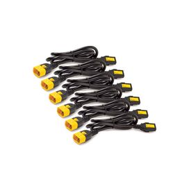 APC Power cable IEC 320 EN 60320 C13 IEC 320 EN 60320 C14 61 cm black Worldwide (pack of 6 ), image 