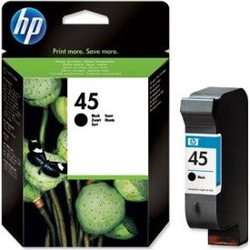 HP 45A 10-pack black original ink cartridge for LaserJet 4345mfp, 4345x, 4345xm, 4345xs, M4345, M4345x, M4345xm, M4345xs, image 