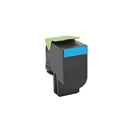 Lexmark 800S2 Cyan original toner cartridge LCCP for Lexmark CX310dn, CX310n, image 