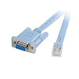 Cisco CAB-CONSOLE-RJ45= Serial Console Cable | RJ-45 to DB-9 | 1.8 m, image 