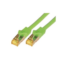 M-CAB RAW Network cable RJ-45 (M) RJ-45 (M) 3m SFTP, PiMF CAT7 moulded, snagless, halogen-free green, image 