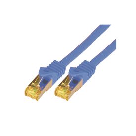 M-CAB Patch cable RJ-45 (M) RJ-45 (M) 7.5m SFTP, PiMF CAT7 moulded, snagless, halogen-free blue, image 