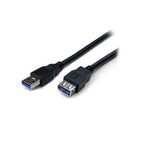 StarTech.com 2m Black SuperSpeed USB 3.0 Extension Cable A to A - M/F  (USB3SEXT2MBK), image 