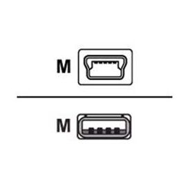 Zebra USB Cable with Strain Relief for QLn and ZQ600 Series Mobile Printers to PC, 1.8 m (6 ft), Genuine Accessory, image 