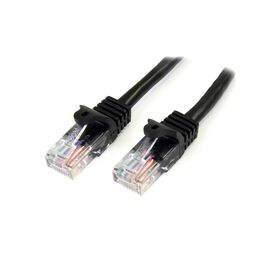 StarTech.com Snagless Cat 5e UTP Patch Cable 2m  UTP  CAT5e  moulded, snagless  black, image 